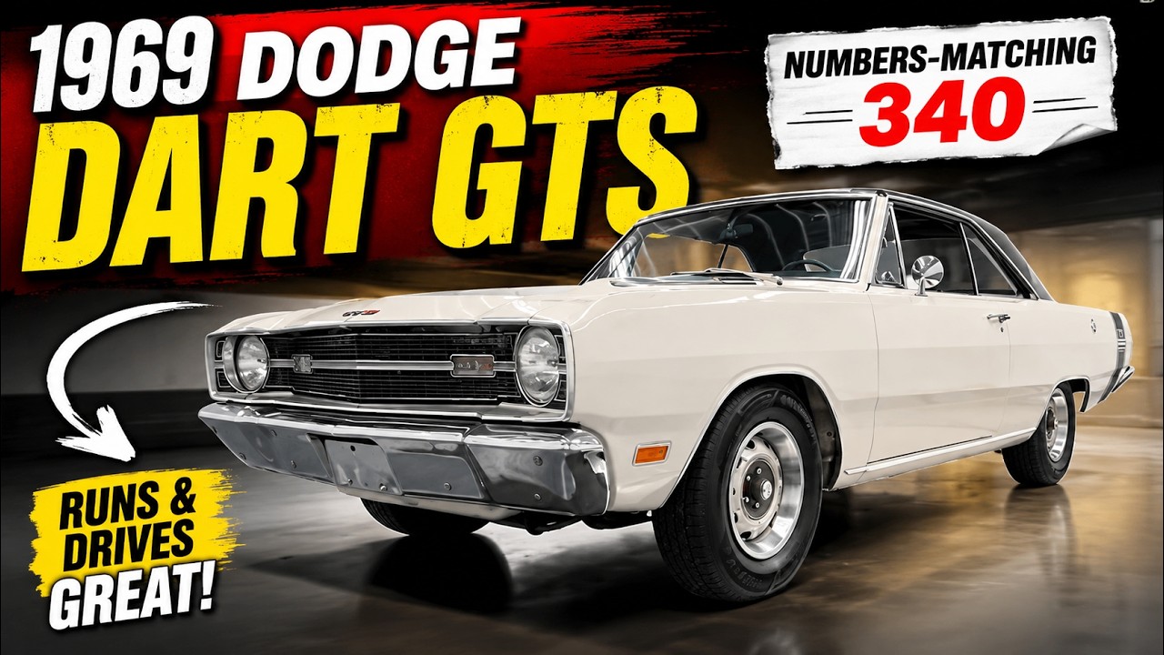 Этот Dodge Dart GTS 1969 года с оригинальным двигателем 340 &mdash; отлично заводится и едет