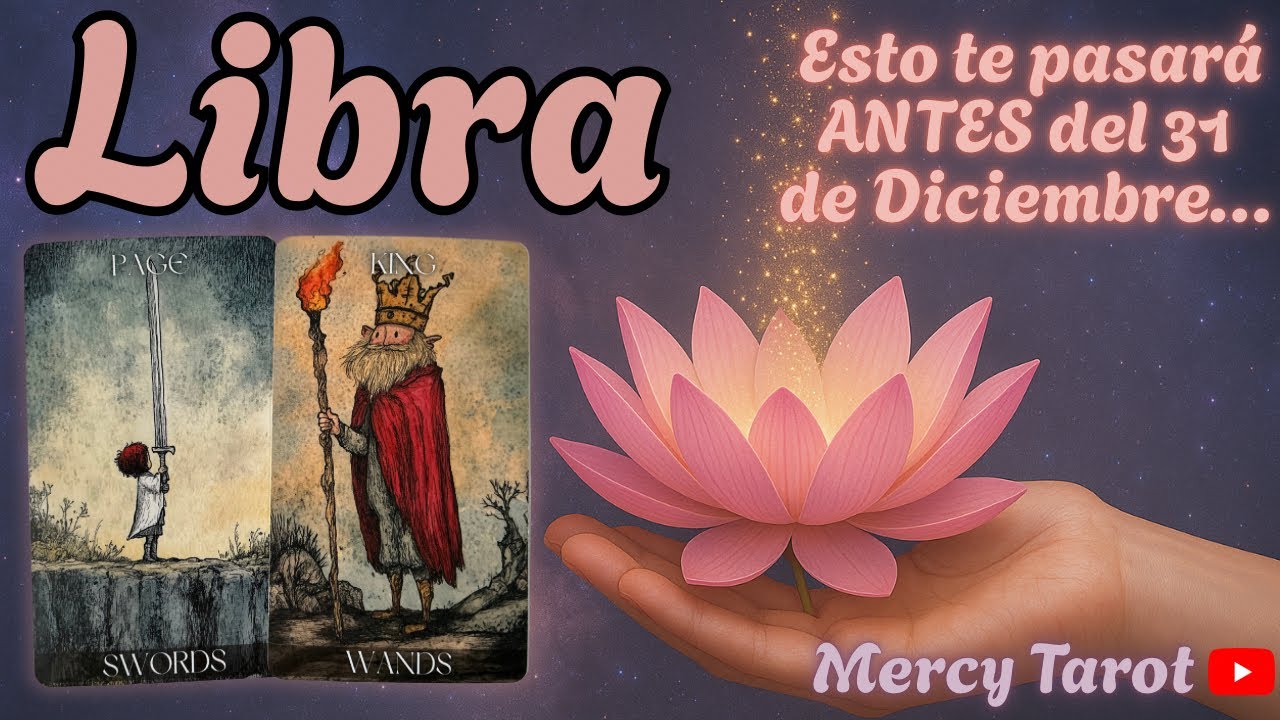 🪷 Libra ♎️ ANTES DE FIN DE A&Ntilde;O PASA ALGO QUE CAMBIAR&Aacute; TU HISTORIA ✨😱 #Libra #librahoy 
