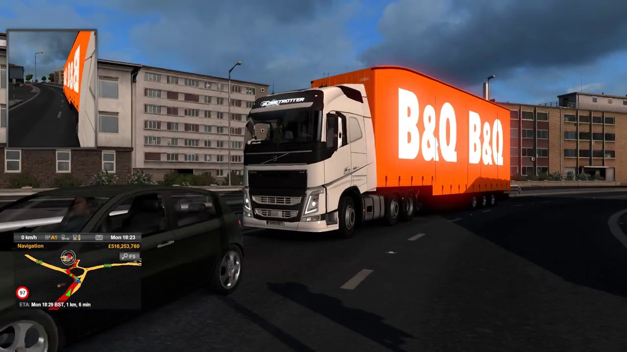 ETS2 Low bridge London trip with double deck