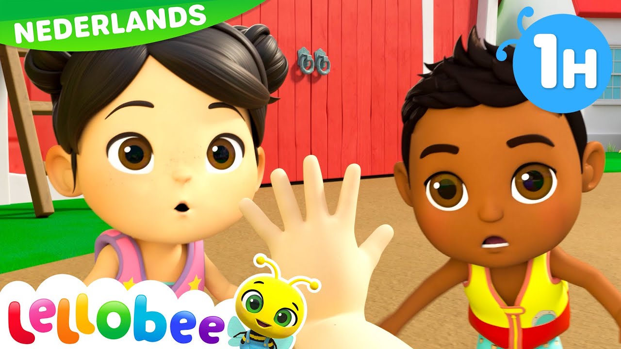 Zwembadplonzen! | Lellobee Nederlands | Kinderliedjes | Leervideo's voor kinderen