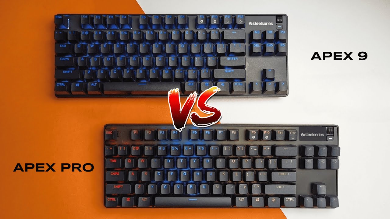 Клавиатуры SteelSeries Apex PRO и Apex 9 | Различия
