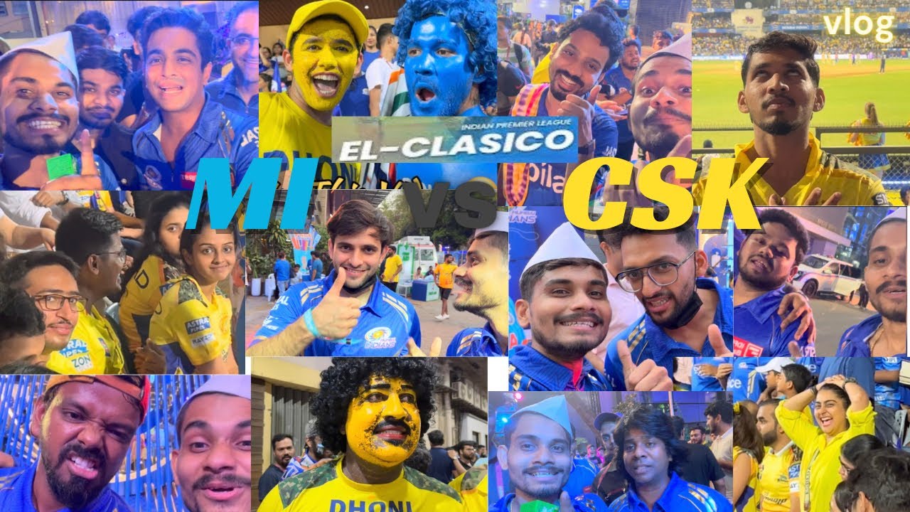 MI против CSK | Ванкхеде Май Хунгама 🤯| Последний матч Дхони в Ванкхеде 😢| IPL Vlog