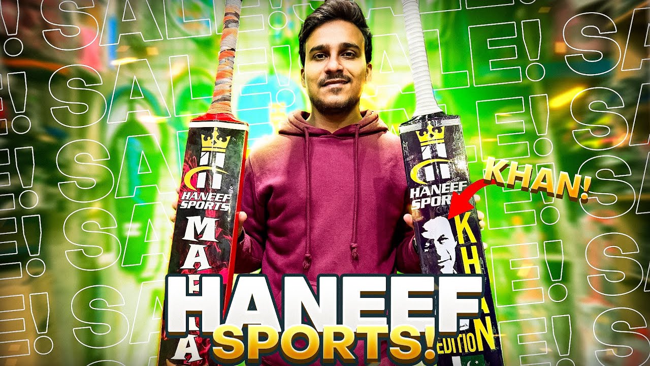 A Visit to Haneef Sports | Yahan Se Bat India Bi Chale Jaega 😮