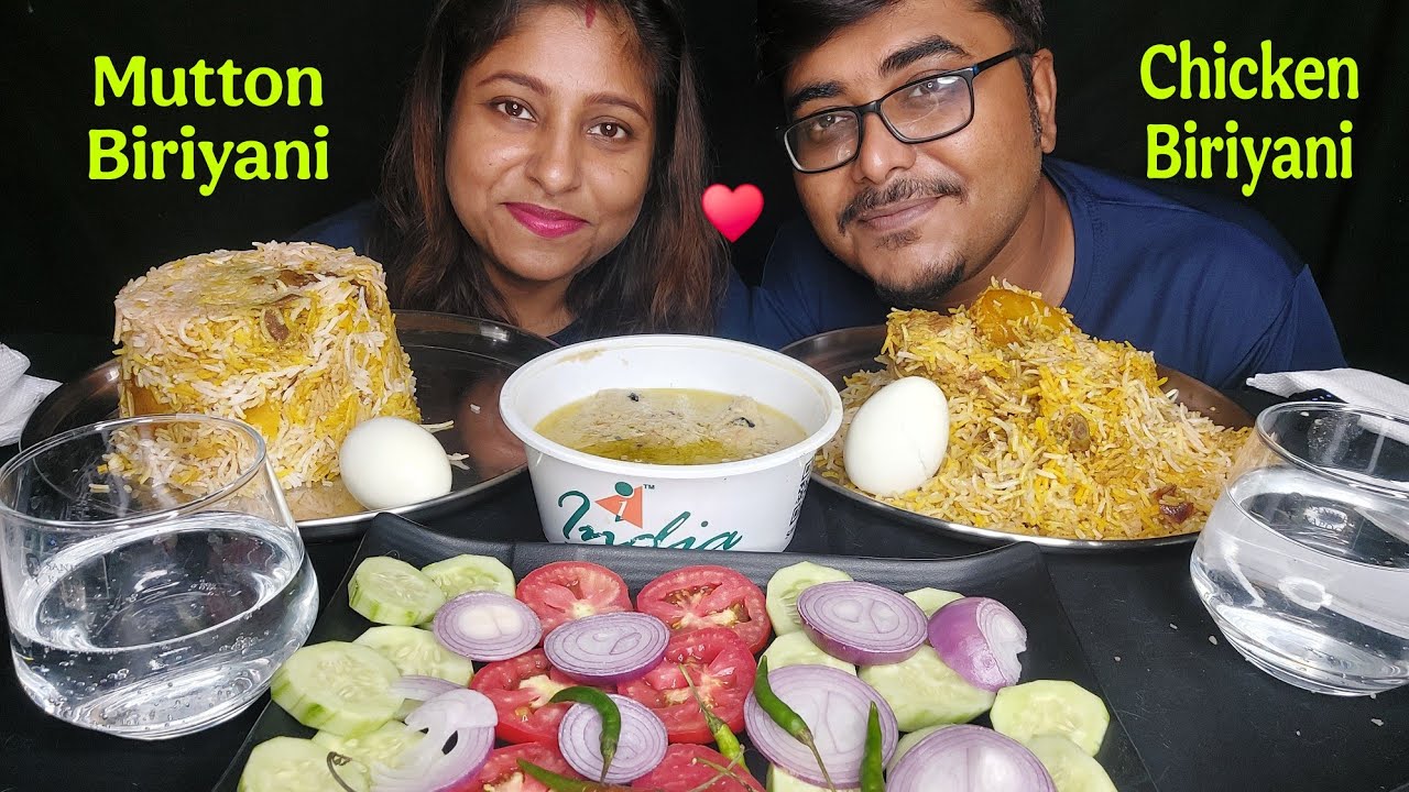Eating Show - Mutton Biriyani, Chicken Biriyani, Chicken Rashmi Butter Masala, Salad,Cold Drinks