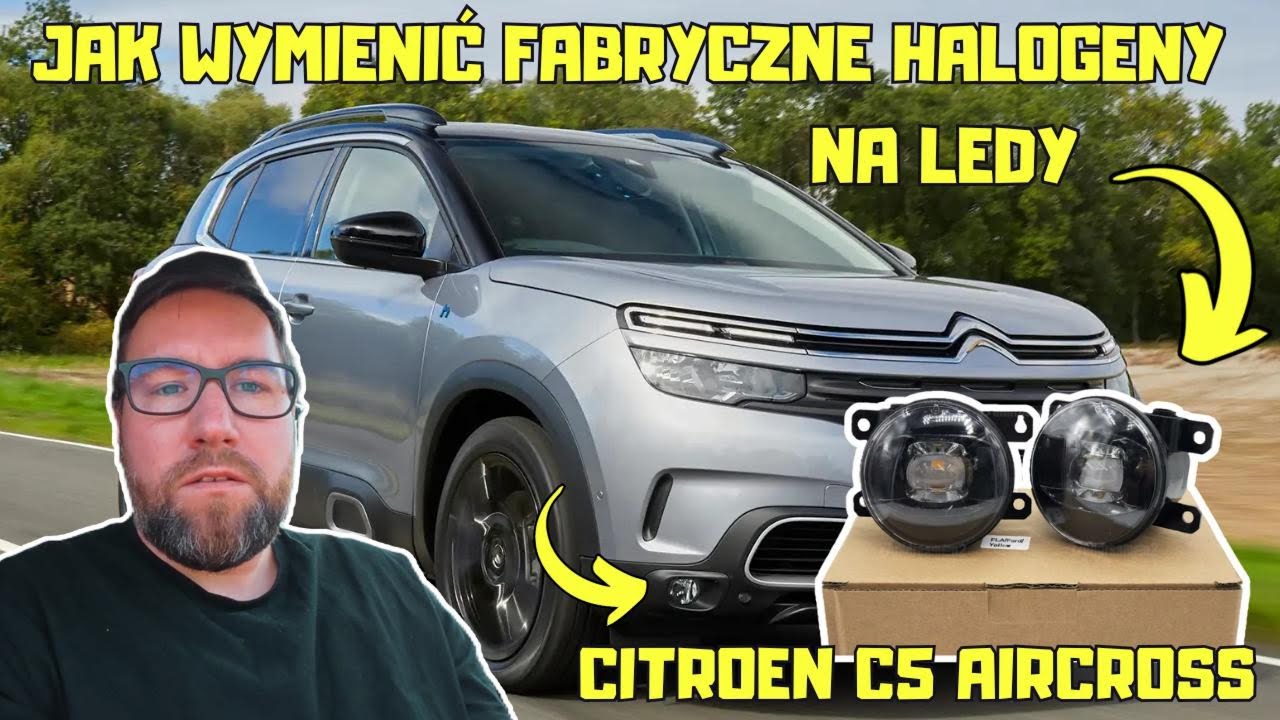 Citroen C5 Aircross - Jak wymienić fabryczne halogeny na LEDy 🔧 | Prosty montaż krok po kroku!