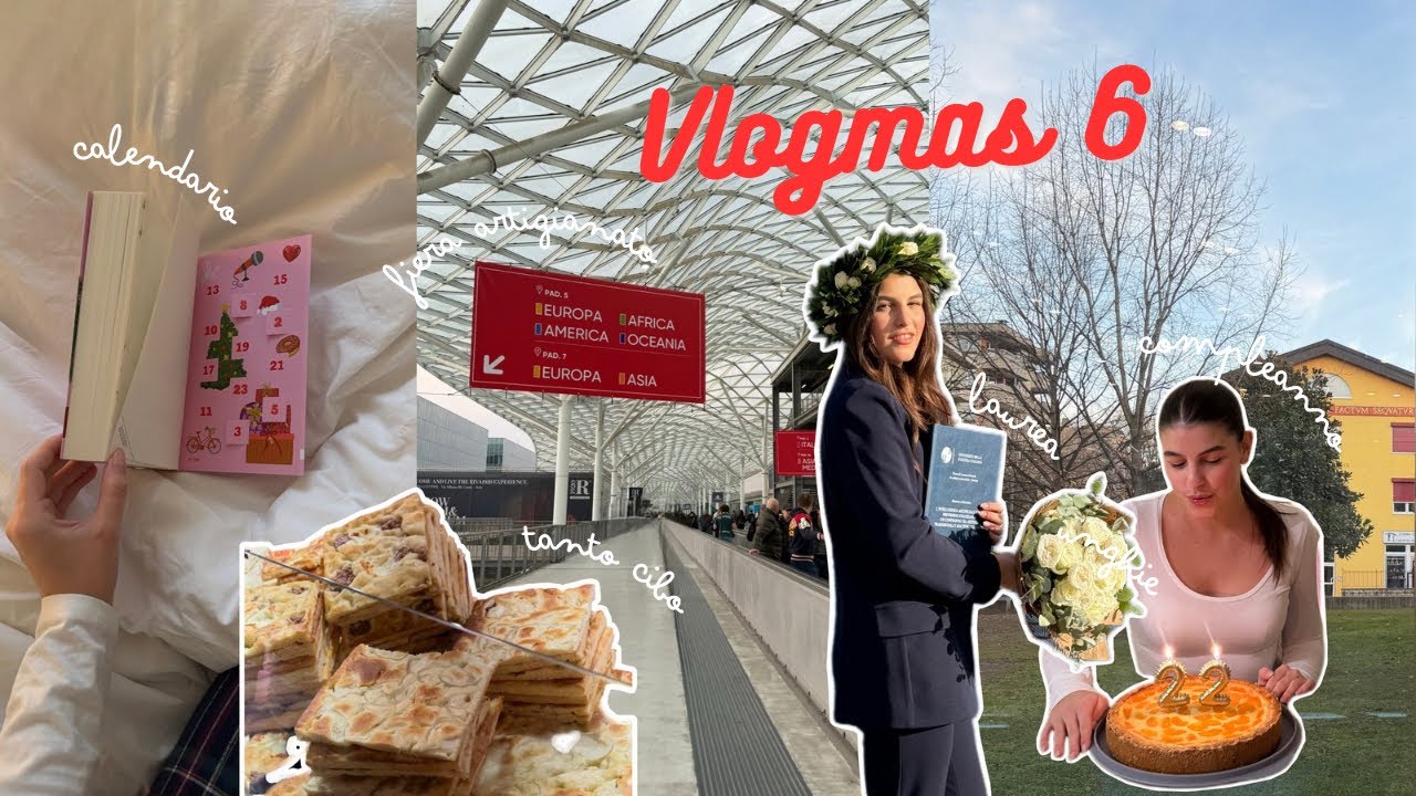 VLOGMAS 6: fiera dell'artigianato, regali laurea e compleanno, pizza & more | Valeria Martinelli