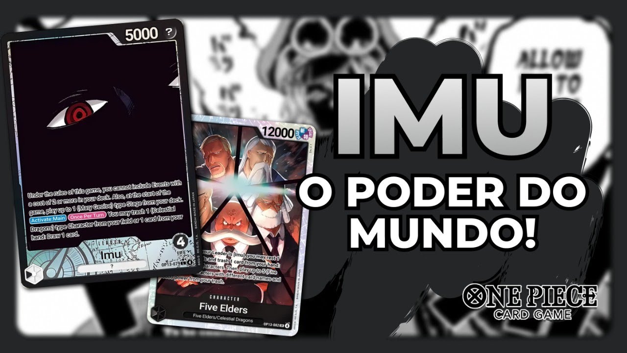 OP13 - IMU⚫  - O deck mais forte | One Piece TCG Deckbuilding e Gameplay
