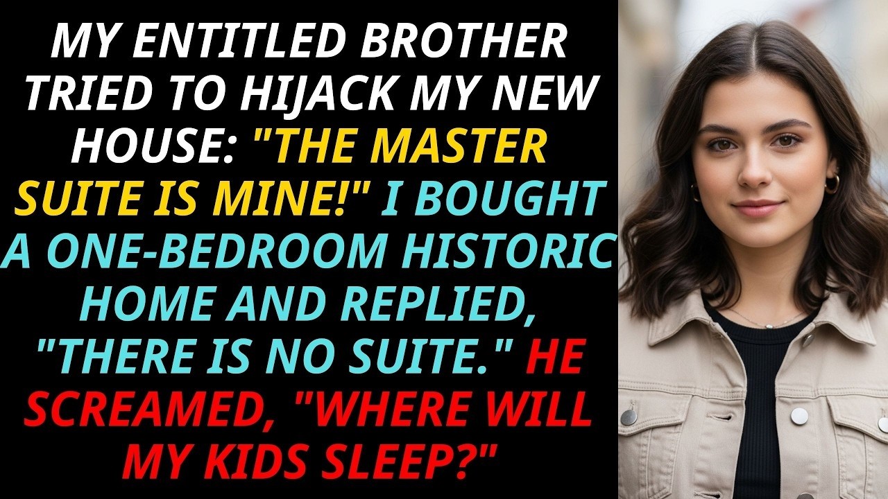 My Entitled Brother Claimed the Master Suite in My House — I Smiled and Said, “There Isn’t One.”