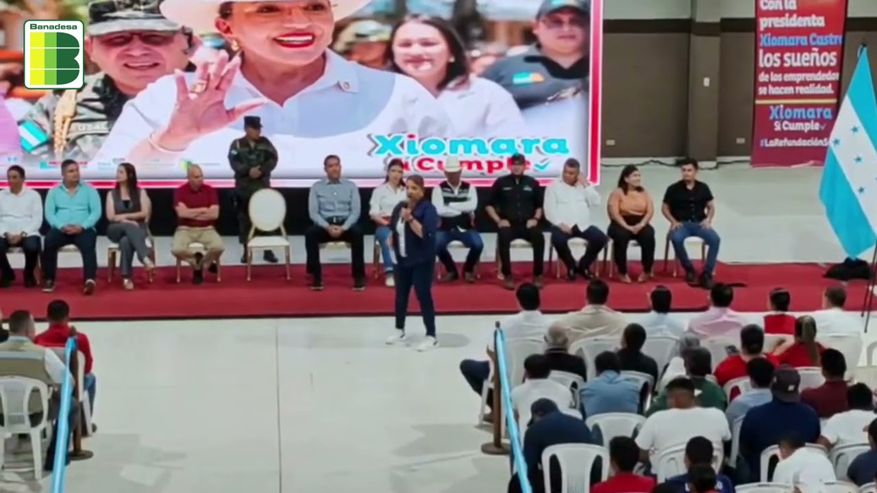La Presidenta Xiomara Castro, resaltó que BANADESA ofrece créditos con intereses mas bajas