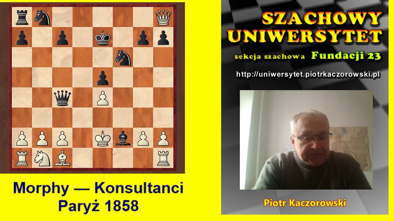 Szachy. Morphy — Konsultanci, strategia białopolowa, Obrona Philidora