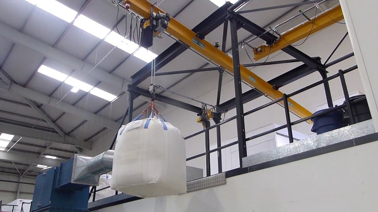 Pelloby Cantilever Overhead Monorail Crane at Multisorb