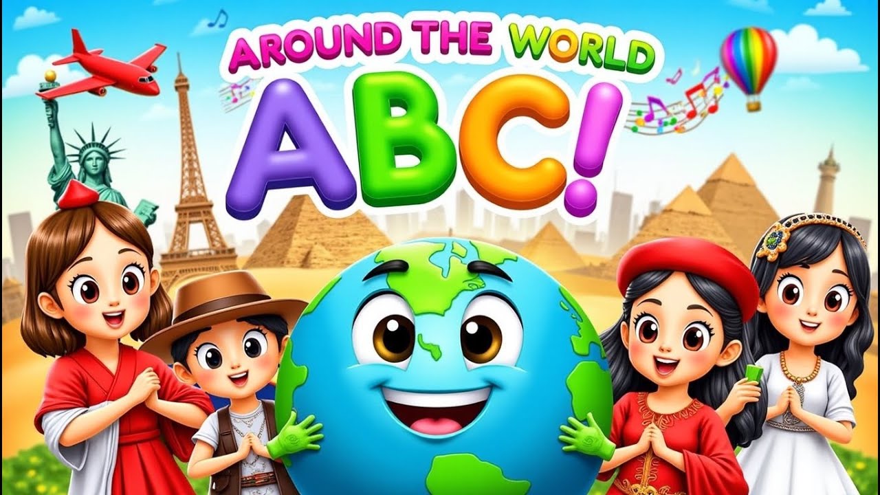 Around the World ABC 🌎 | Learn Countries & Cultures | Kids Geography Song A&ndash;Z
