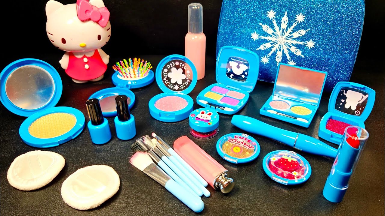 3 Minutes Satisfying With Unboxing Hello Kitty Make Up Beauty Fashion Set ASMR