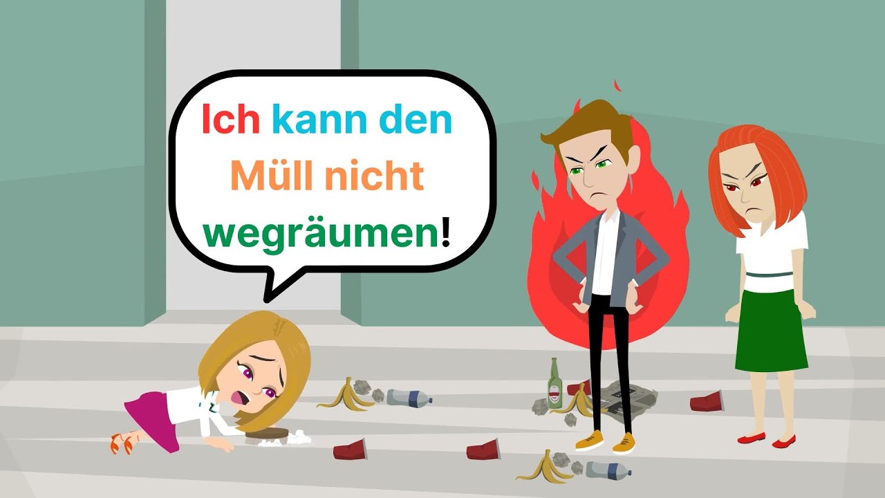 Werde nicht zum Müll, Anny - Deutsch lernen mit spa - Deutsch Anny