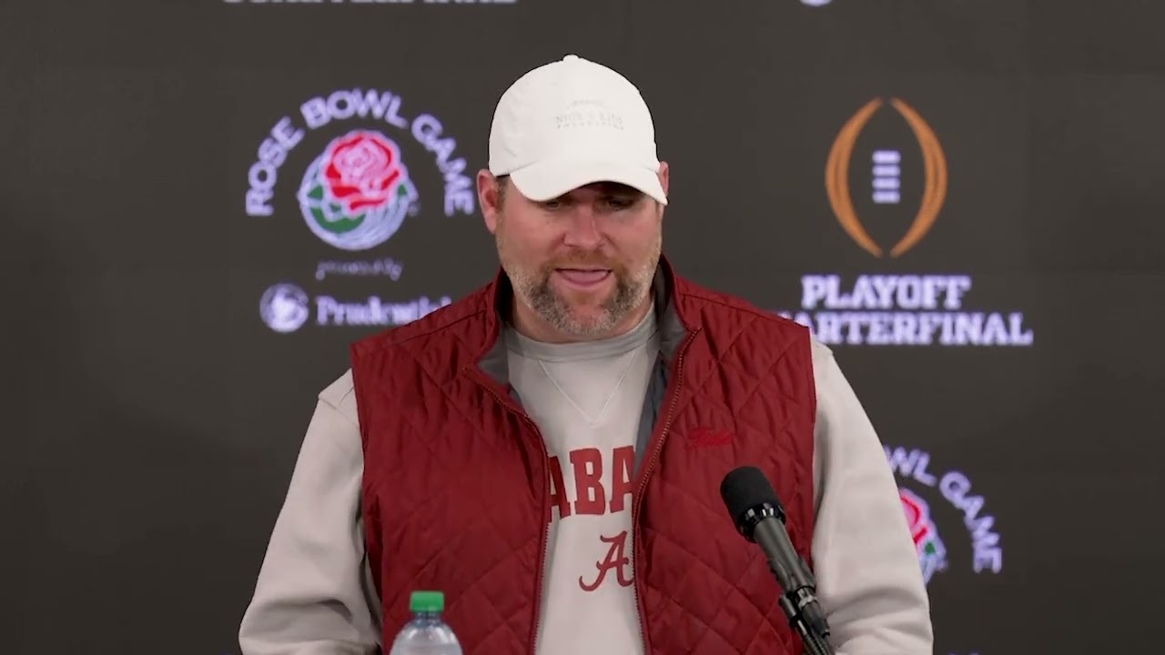 Alabama Football: Kane Wommack Rose Bowl Preview Press Conference