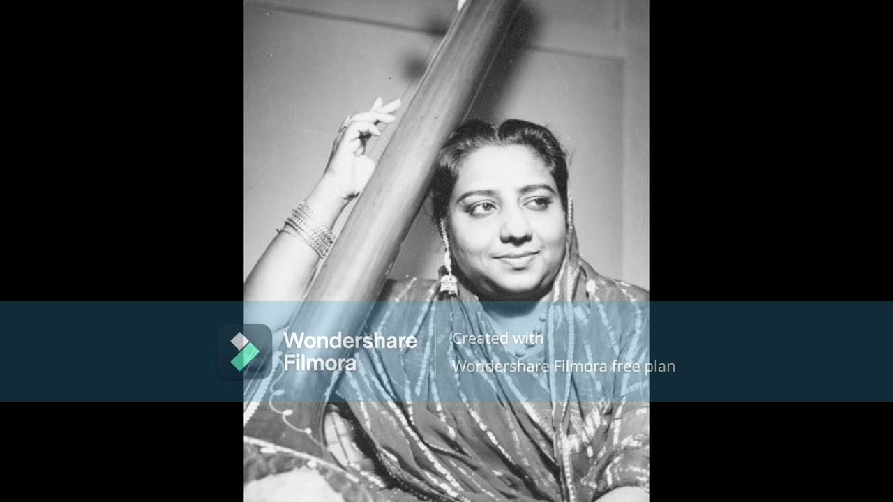 Roshan Ara Begum sings Kamod