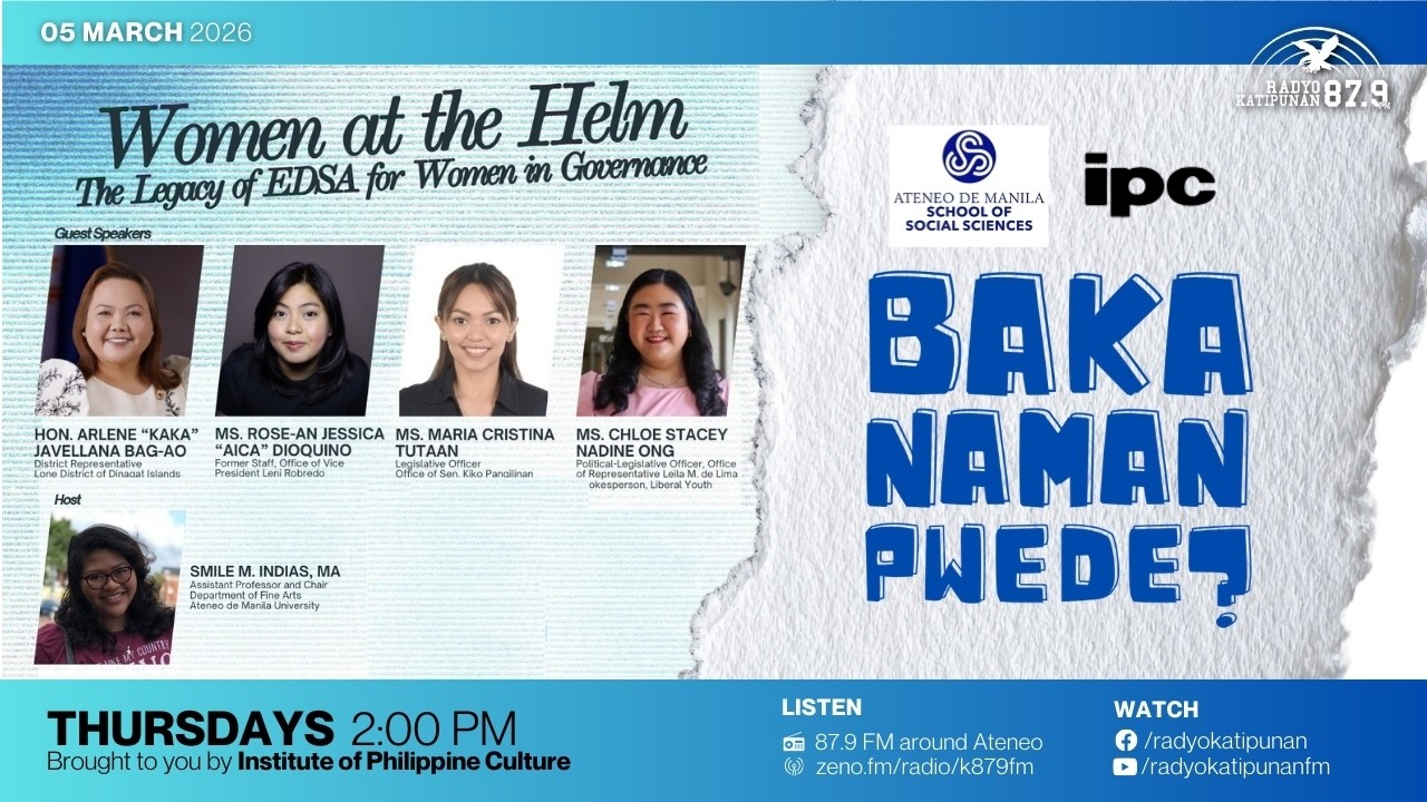 Women at the Helm: The Legacy of EDSA for Women in Governance | Baka Naman Pwede