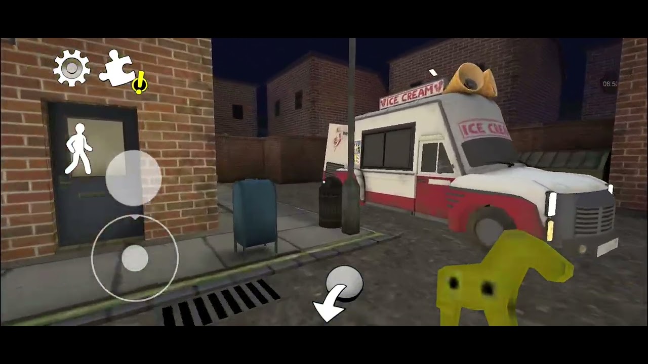 Playing ice cream 3!!!( Very cool 😎)