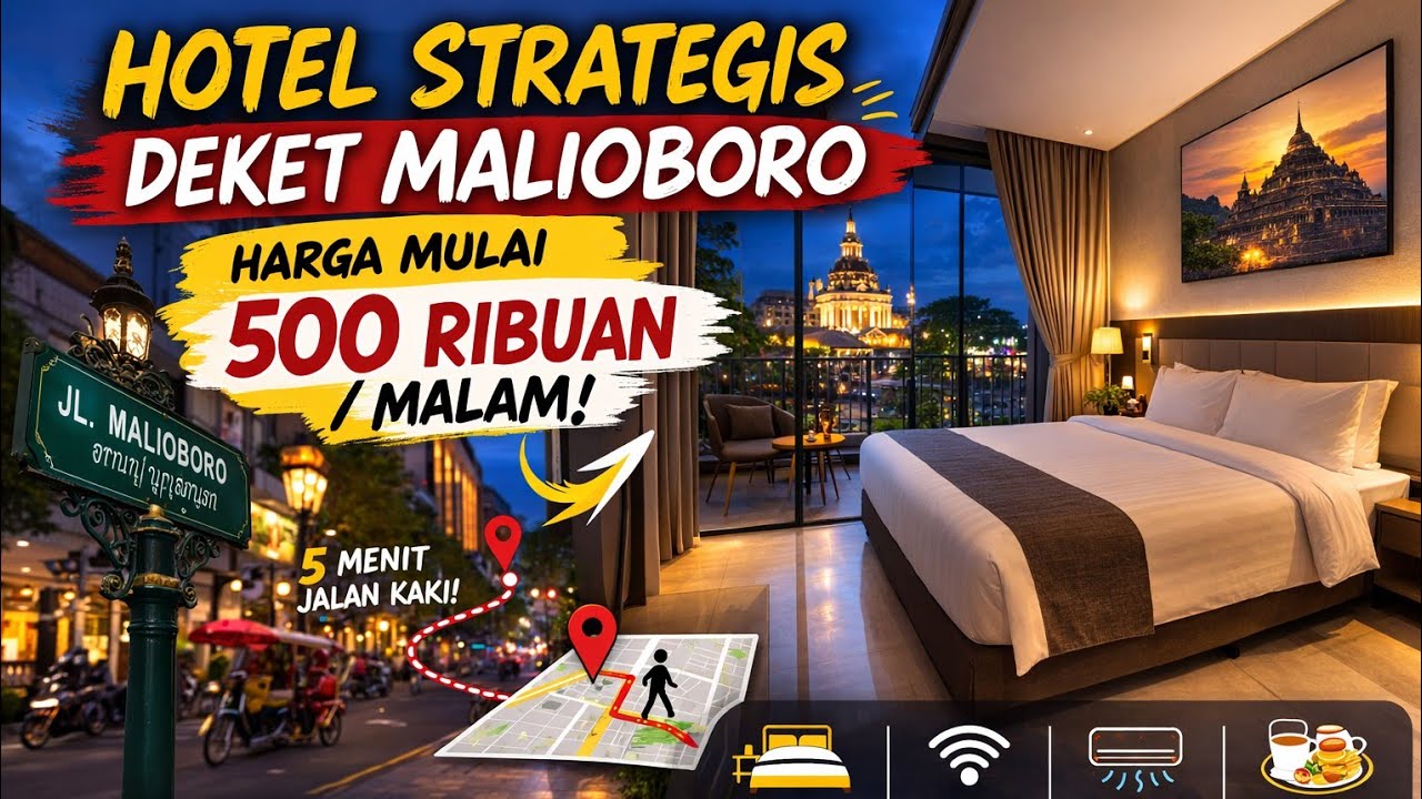 Hotel Strategis di Malioboro? Ini Review Grand Puri Sharon Dekat Jl. Malioboro