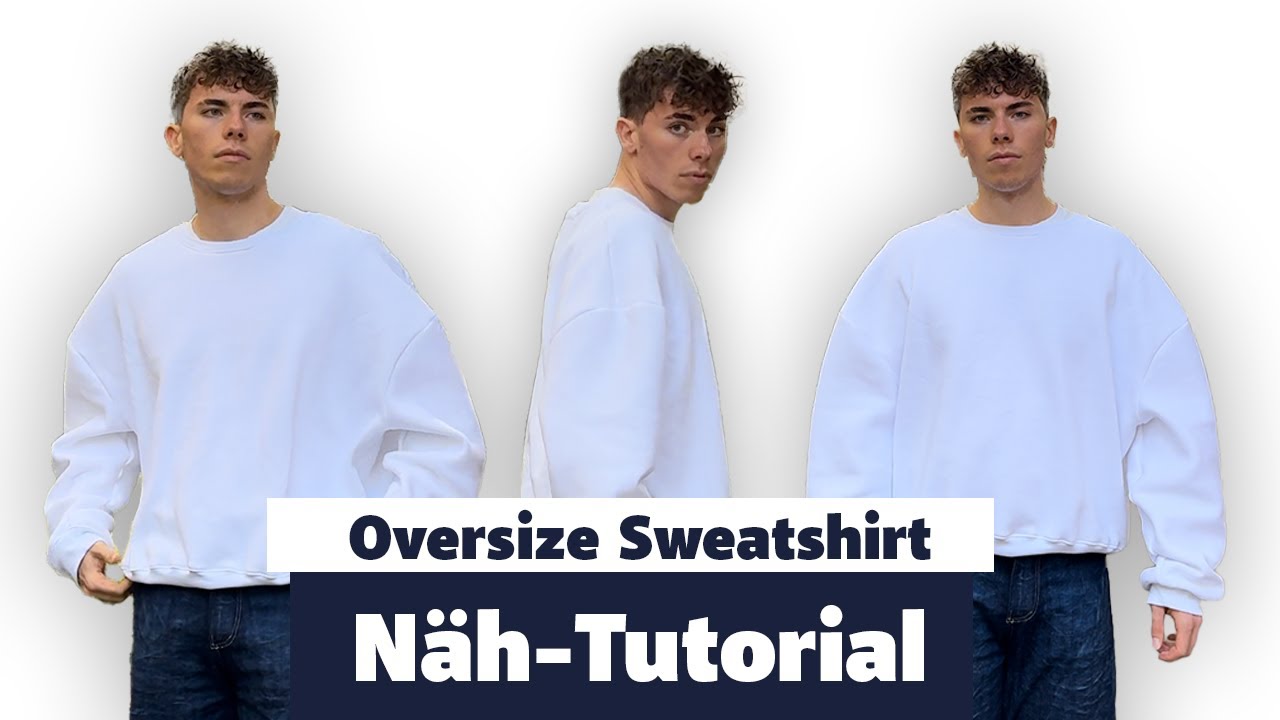 Das perfekte oversize Sweatshirt nähen | Nähanleitung für einen oversize Sweater