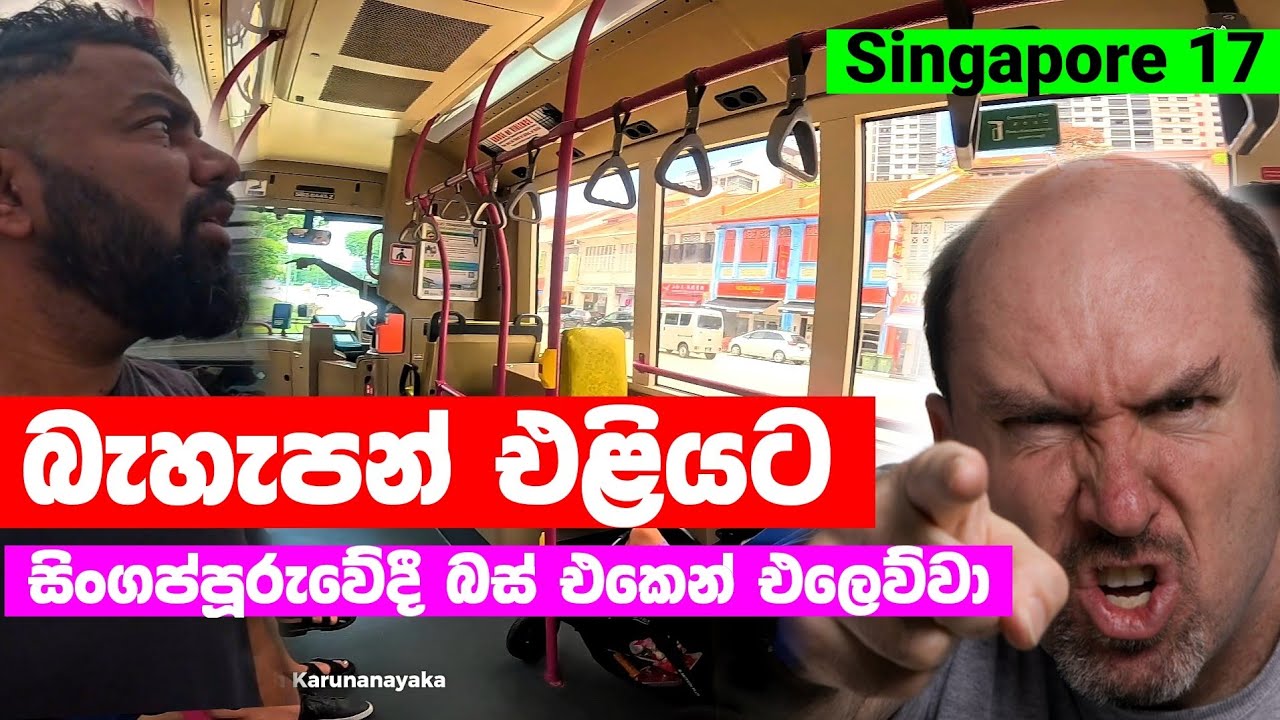 මාව බස් එකෙන් එලෙව්වා ... සිංගප්පූරුවේ 🇸🇬 | Kicked out  | Singapore 17 | Magadige