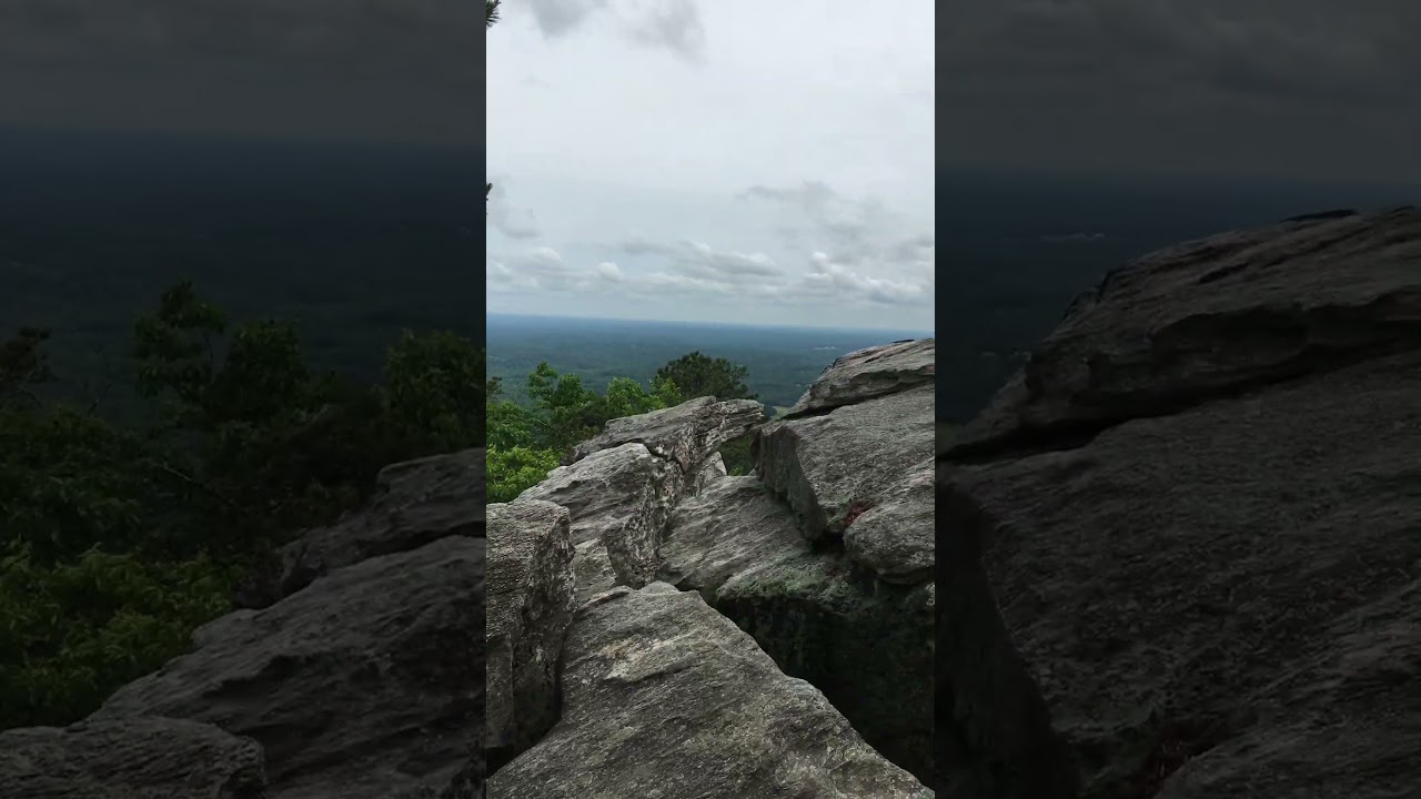 Great hike to Wolf Rock in Hanging Rock park NC