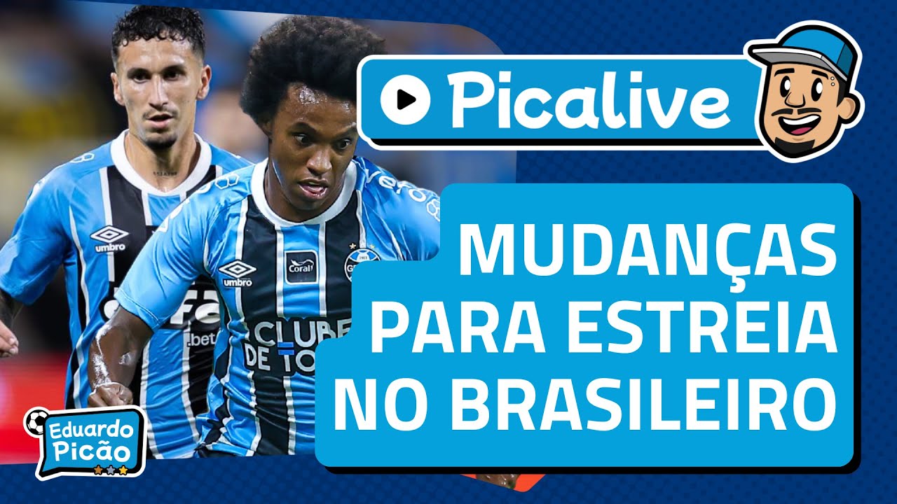 (PICALIVE) AO VIVO FALANDO DE GRÊMIO | PRÉ-JOGO CONTRA O FLUMINENSE DIRETO DO RJ | LIVE DO PICÃO