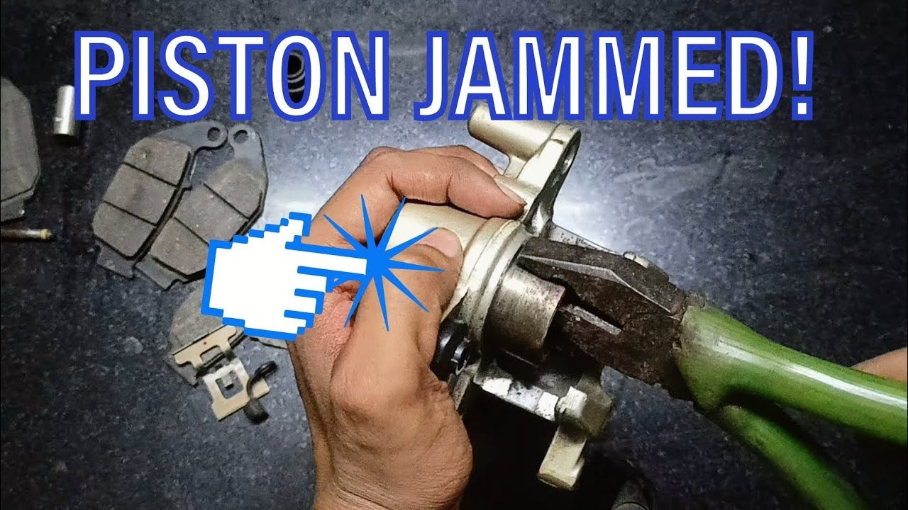 How to Remove a jammed piston from an old caliper?