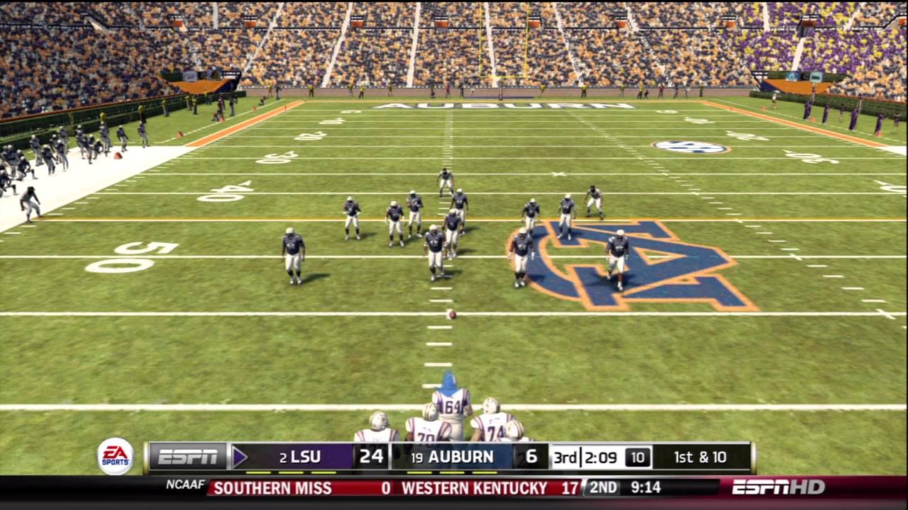NCAA Football 13 Dynasty Gameplay: LSU vs. Auburn (Xbox 360)