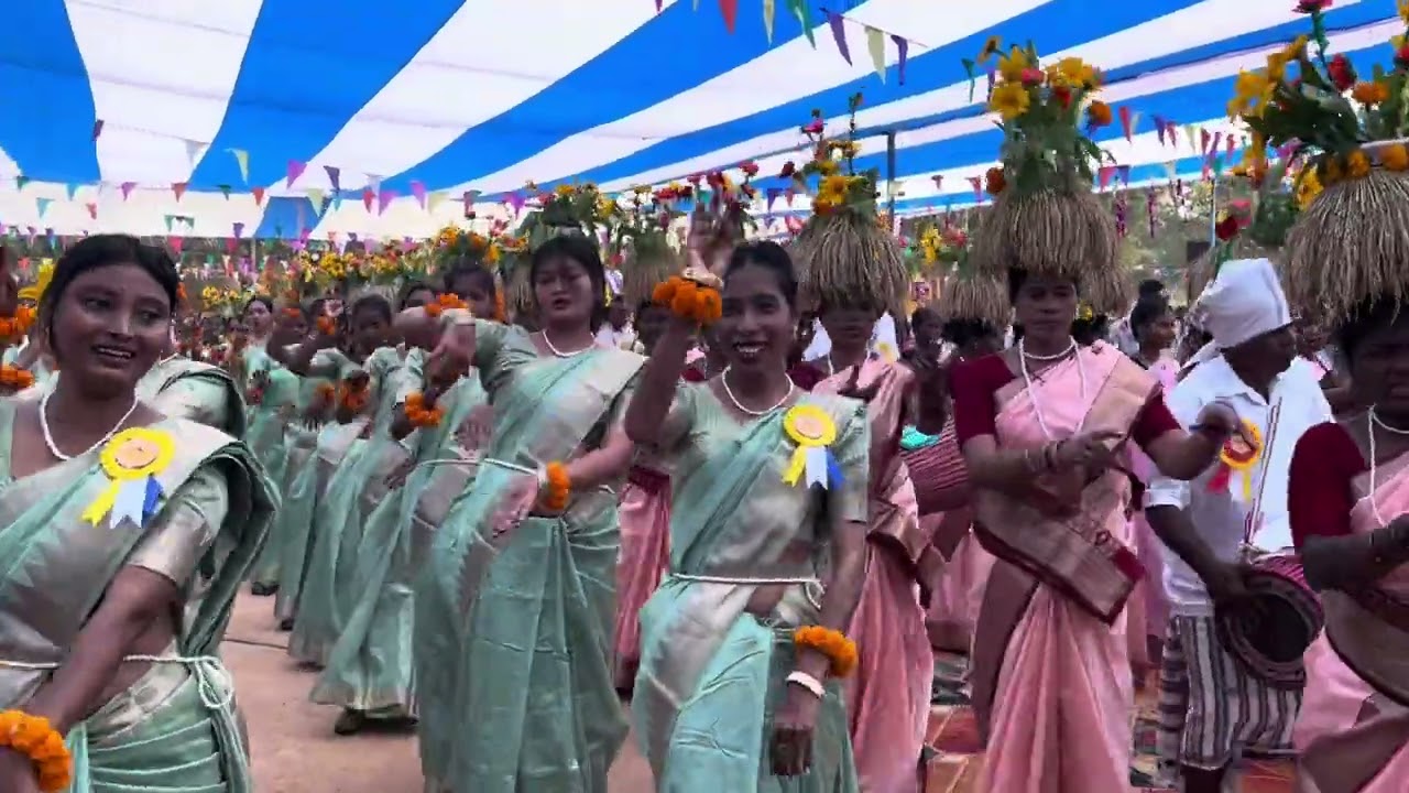 प्रवेश नाच । ख्रीस्त राजा केर प्रजा हमें | Chandwa parish | #youtubeshorts #jeauschrist #christian 