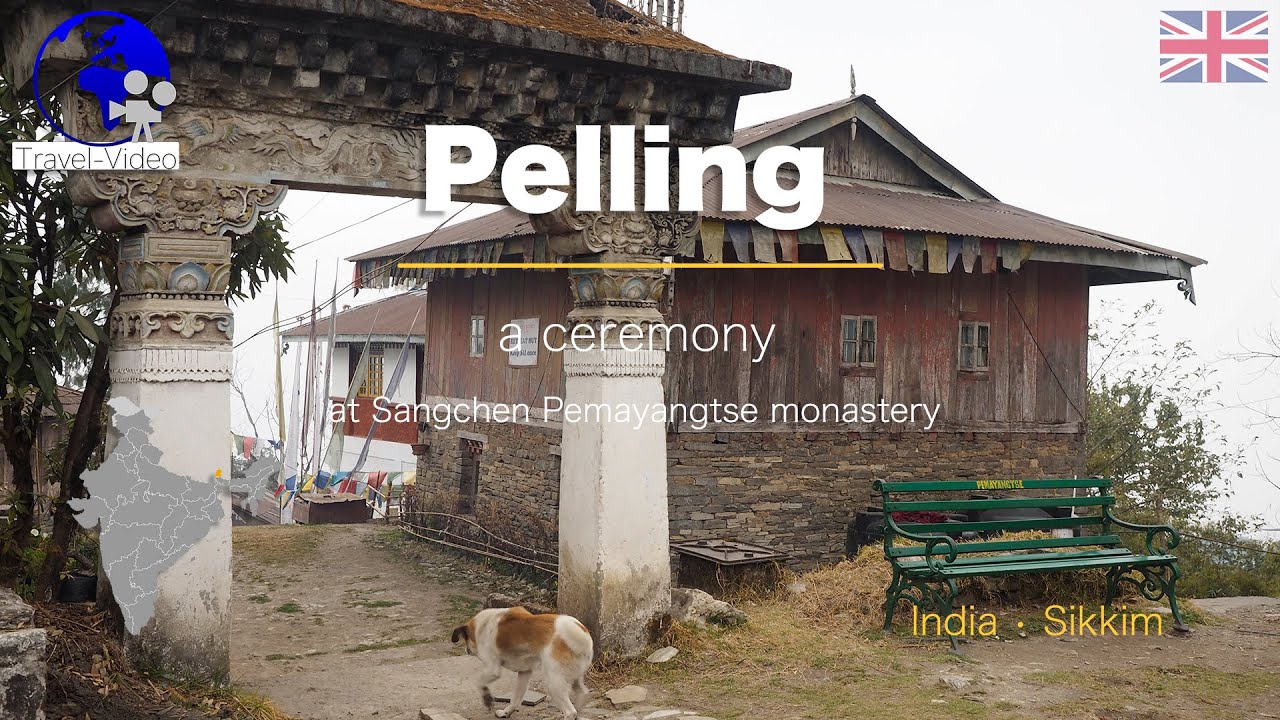 Pelling • A Buddhist ceremony at the monastery • Sikkim • India