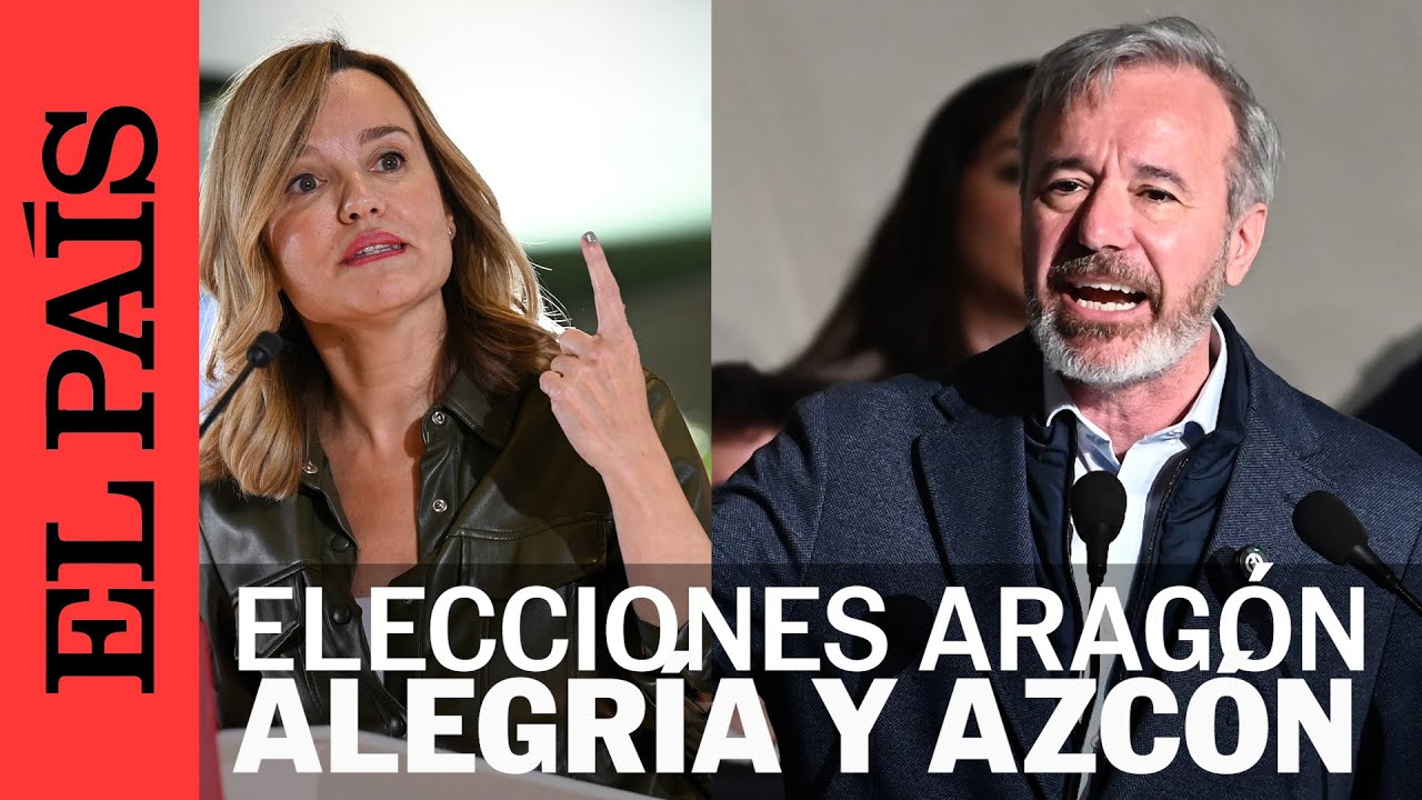 DEBATE entre Pilar Alegría y Jorge Azcón: ELECCIONES DE ARAGÓN | EL PAÍS
