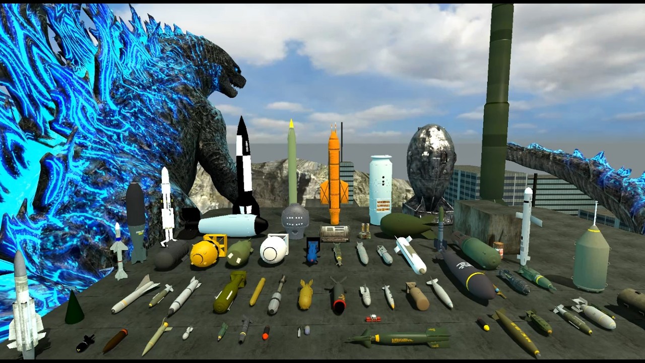 Testing the Strongest Nuclear Bombs on Godzilla | GMod 🔥