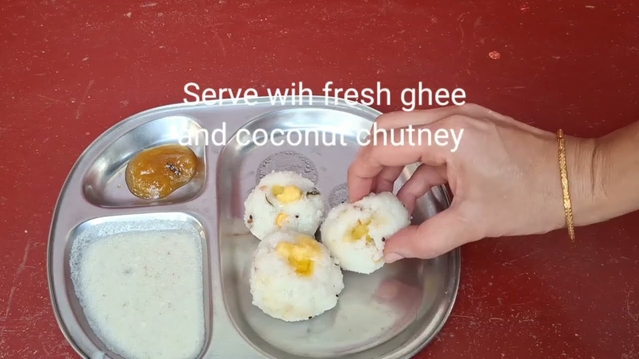 pundi|Steamed Rice Balls Authentic Mangalorean Breakfast recipe on firewood
