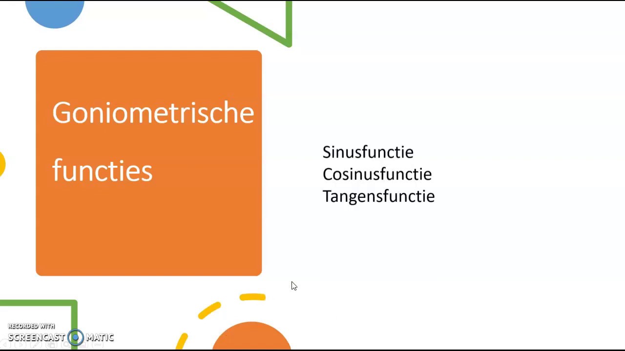 Goniometrische functies