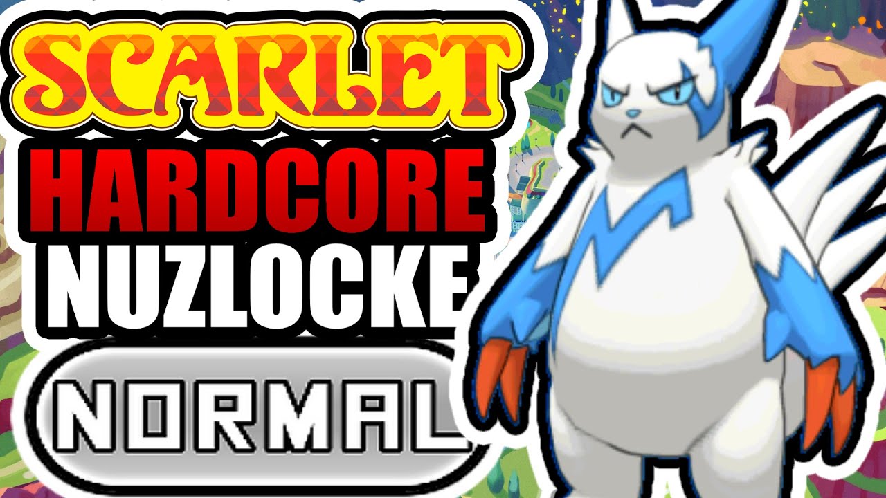 Pokémon Scarlet Hardcore Nuzlocke — только обычные типы! (Без предметов, без прокачки)
