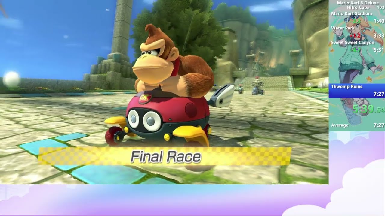 Mario Kart 8 Deluxe | Mushroom Cup, Items, 200cc, Switch 2 Speedrun in  7:18