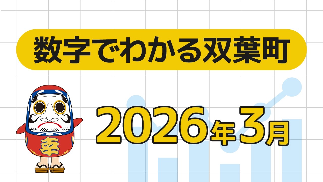 数字でわかる双葉町（令和8年3月1日現在）