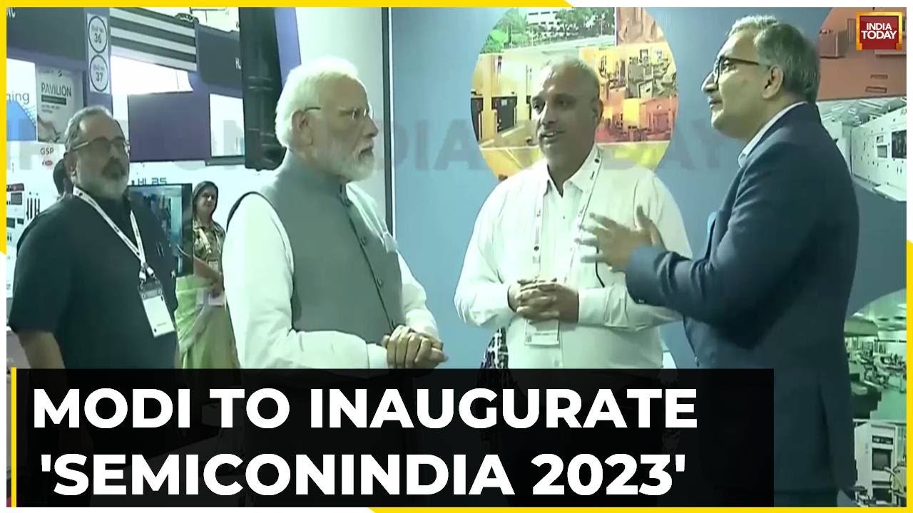Prime Minister Modi Inaugurates 'Semicon India 2023' At Gandhinagar