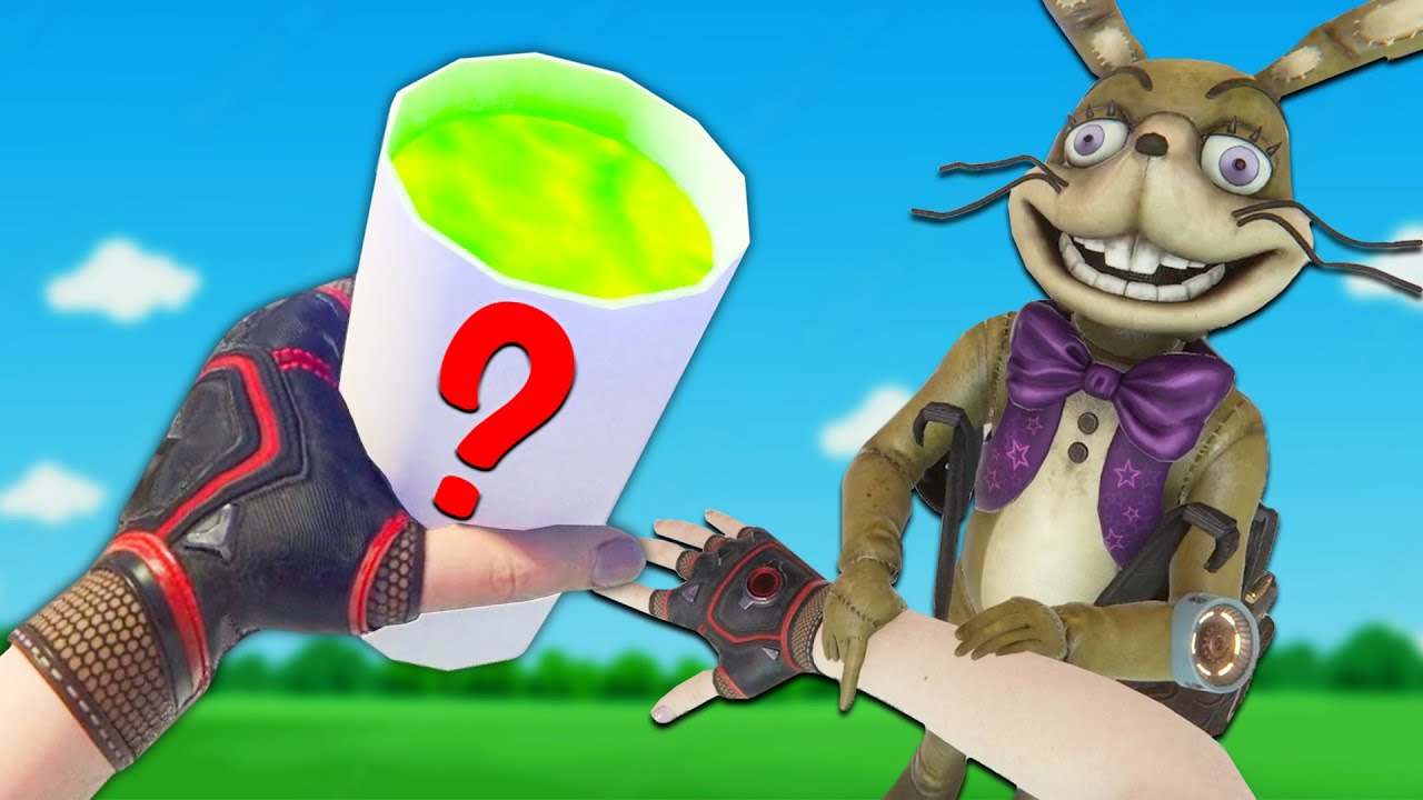I Forced Glitch to Drink MYSTERY Liquids - BONELAB VR