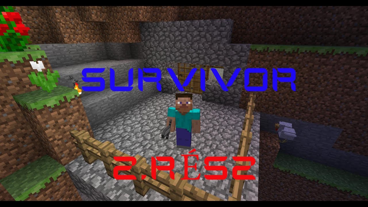 Minecraft Túlélő sorozat 2.rész Bányásszunk!