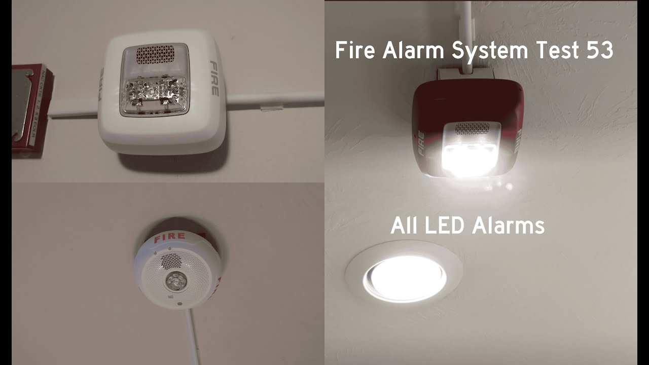 Fire Alarm System Test 53: All LED Alarms