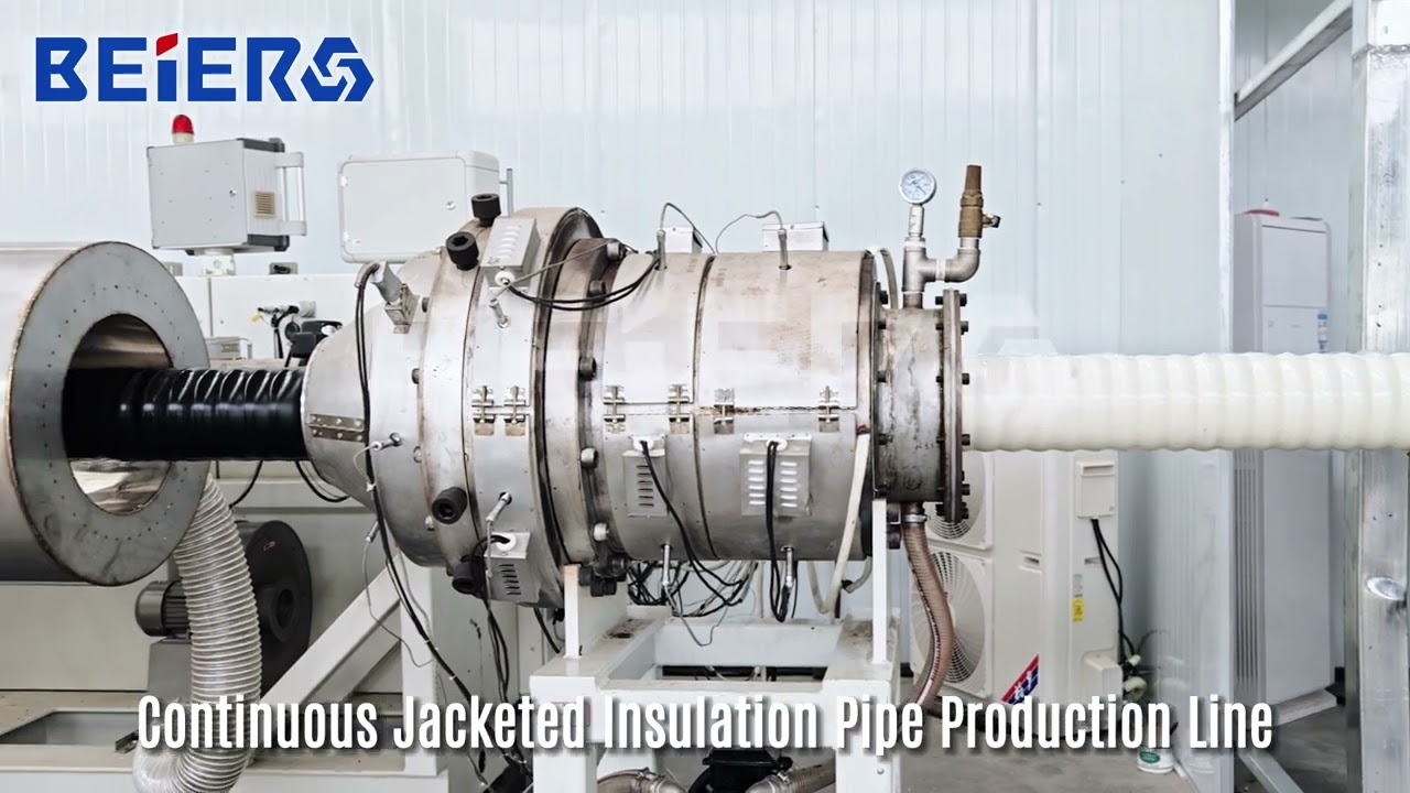 Jacket Thermal Isolation Pipe Production Line, +86 13921997061
