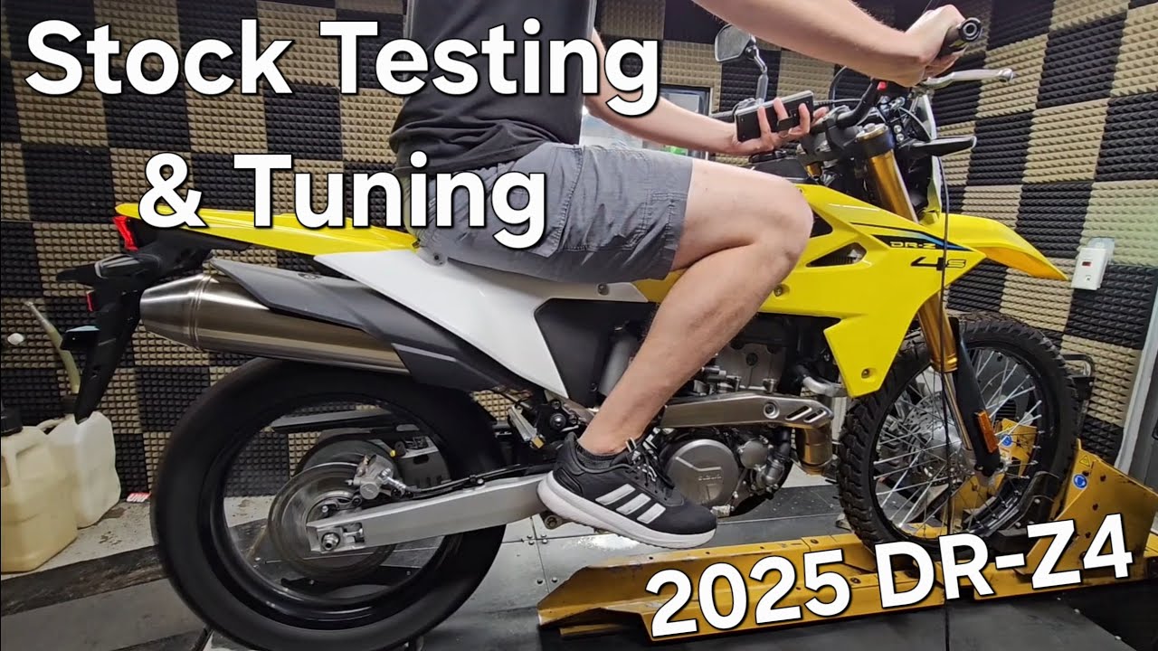 We've made our new 2025 DR-Z4S MUCH more fun to ride AND uncorked some solid top end gains!