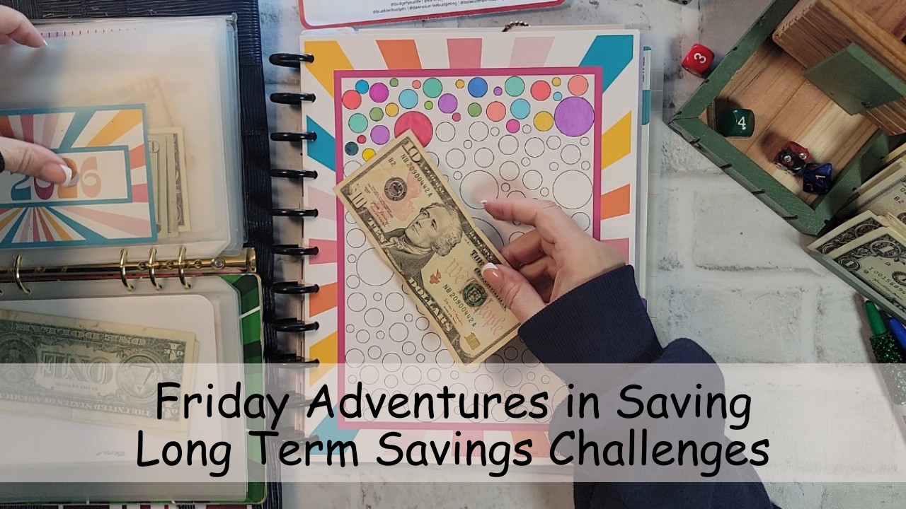 Making Saving Money Fun on a Friday | Long Term Savings Challenges #cash #cashstuffing