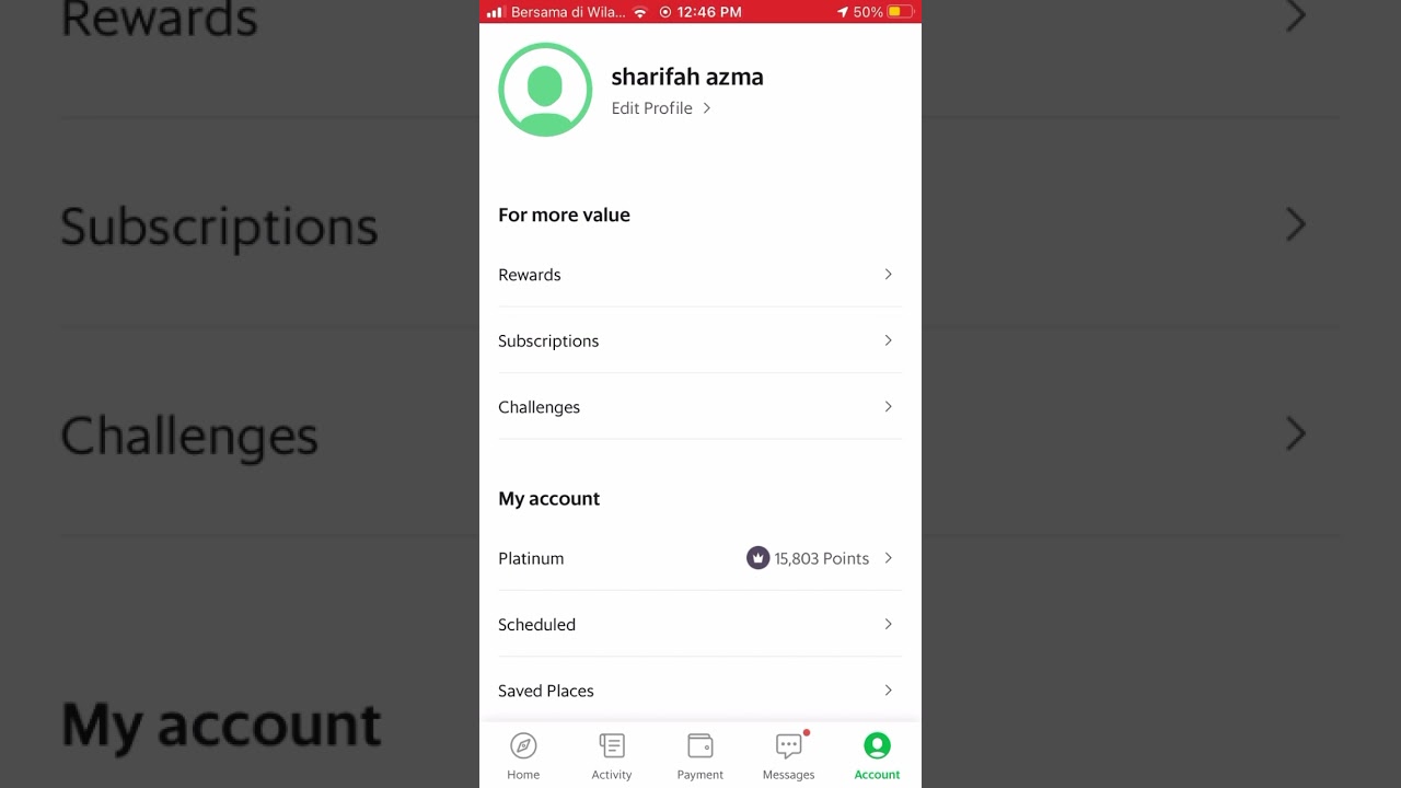 Cara set pin dan top up grabpay