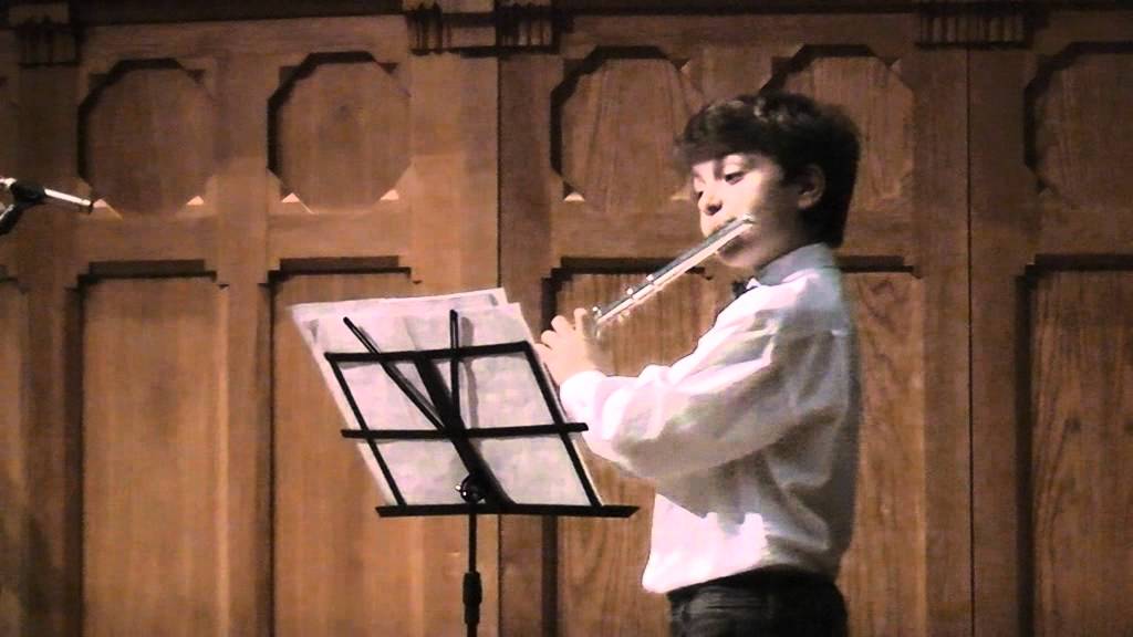 F. J. Gossec. Tambourin. Dmitri (flute) and Roman Krasnovsky (organ)