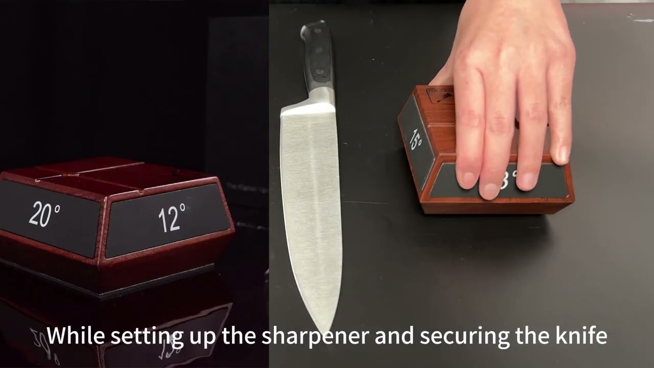 How to Sharpen a Knife with imarku Rolling Knife Sharpener