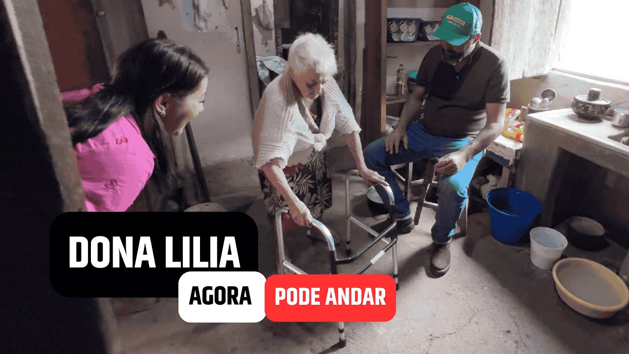 ELA LEVANTOU! PRESENTE QUE MUDOU O DIA DA DONA LILIA