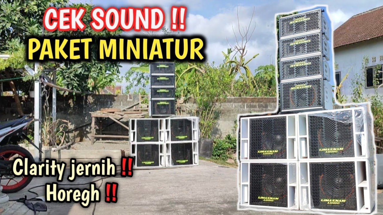 CEK SOUND PAKET MINIATUR SUARANYA BIKIN KETAGIHAN!!